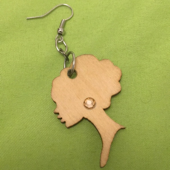 Self/Handmade Lady power earrings - Picture 2 of 4
